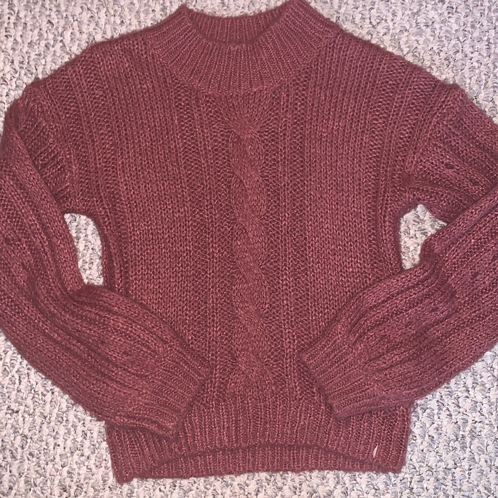 Harper Canyon girls maroon sweater, size M (8-10)